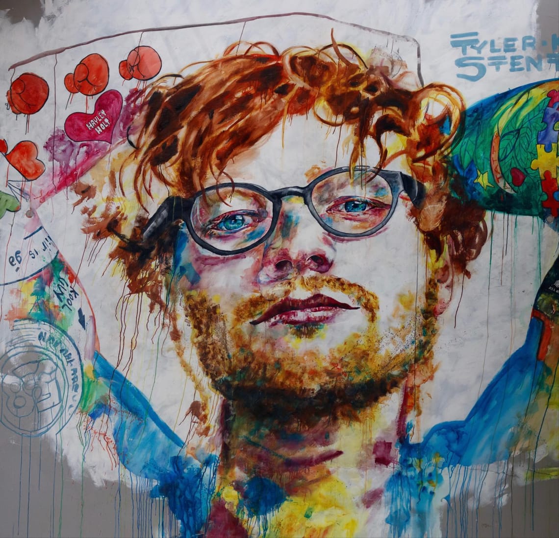 Ed Sheeran Dunedin Street Art