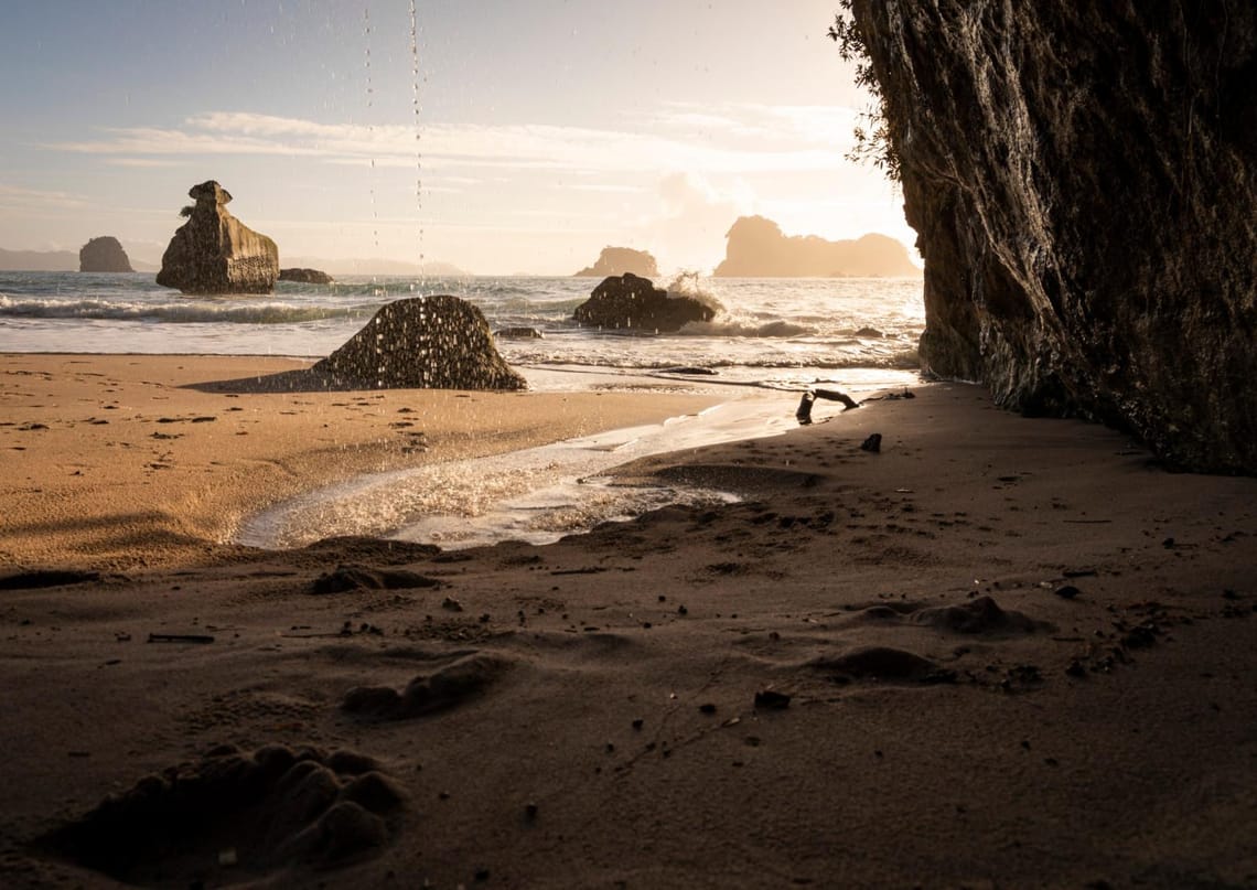 Not your usual Cathedral Cove photo