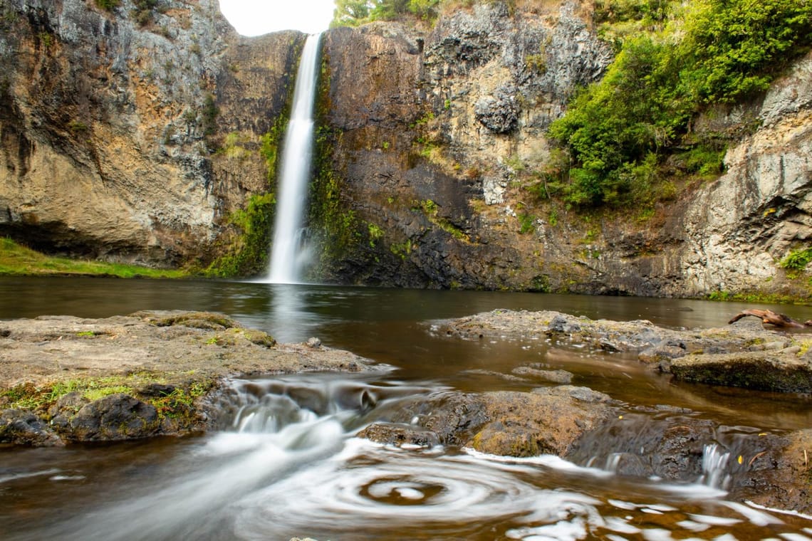 Hunua Falls and whirlpool