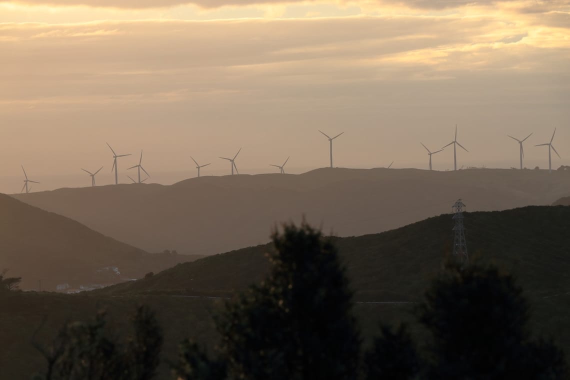 Sunset over Makara Wellington