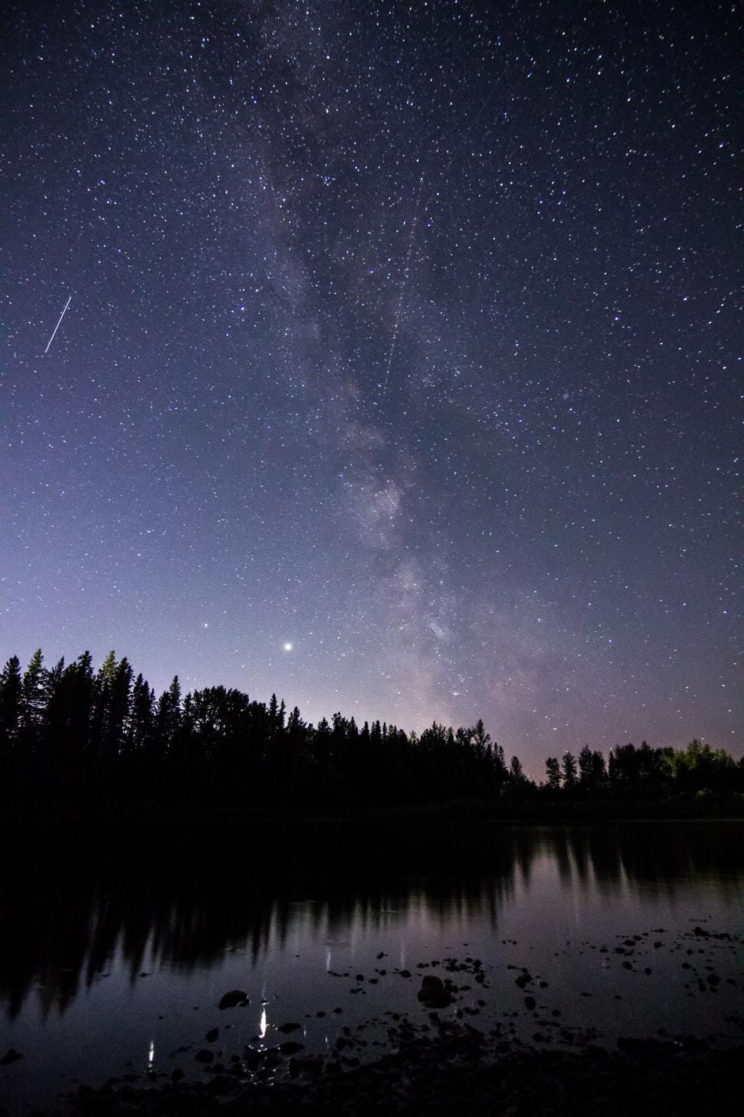 Milky Way Reflections on River