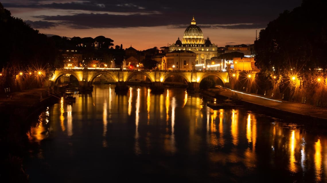 St. Peter's Church at sunset