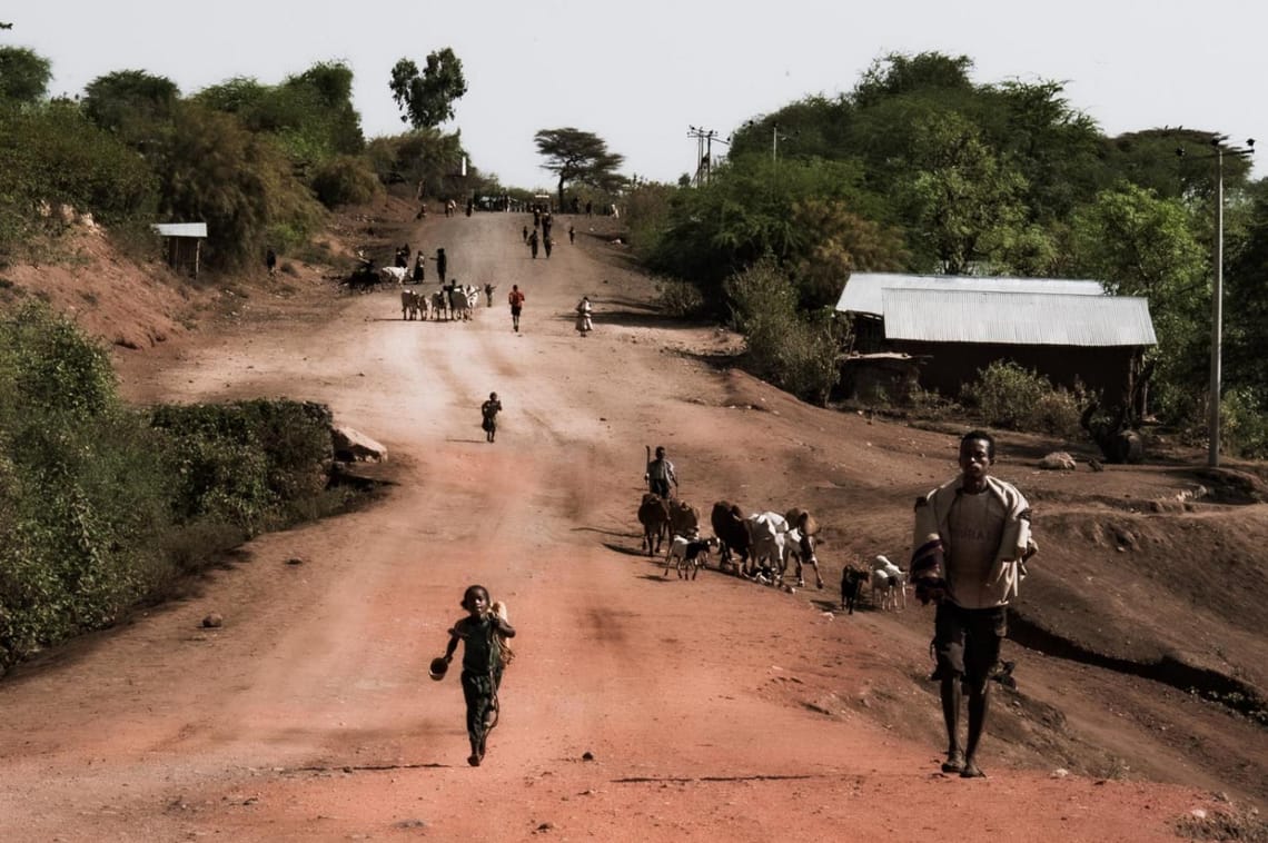 On the Road on African Red Soil