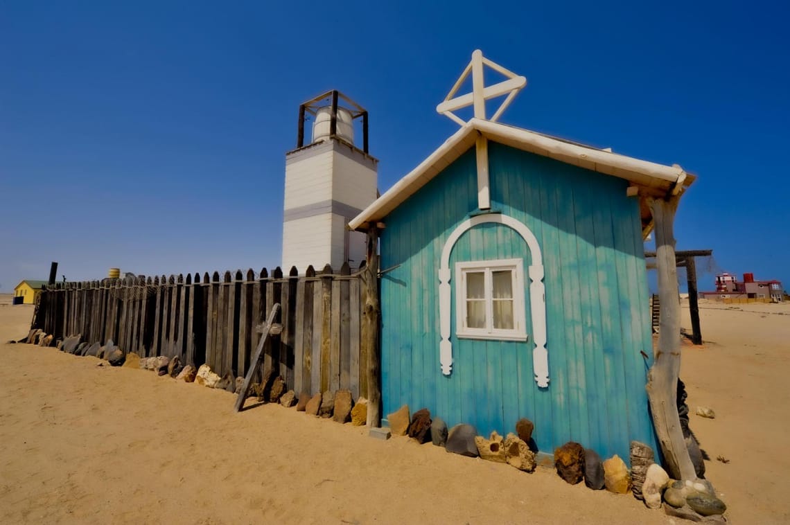 Human colors on a desert beach - 3