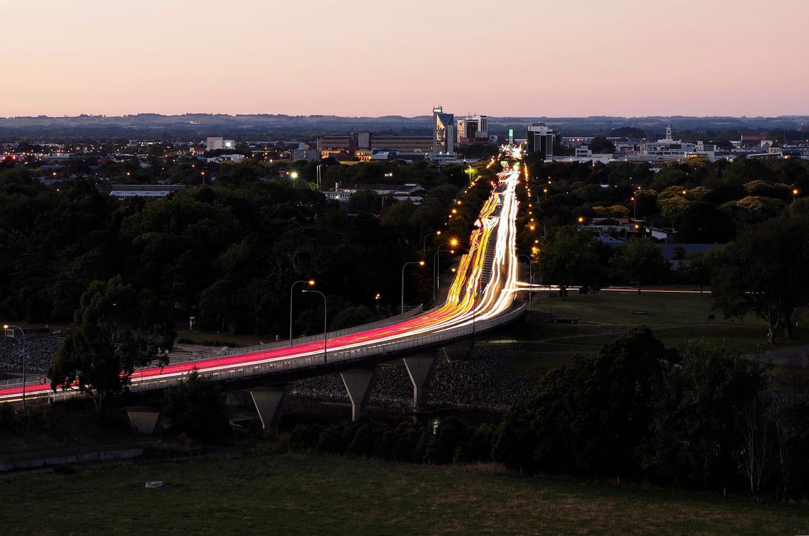 Palmerston North at Dusk