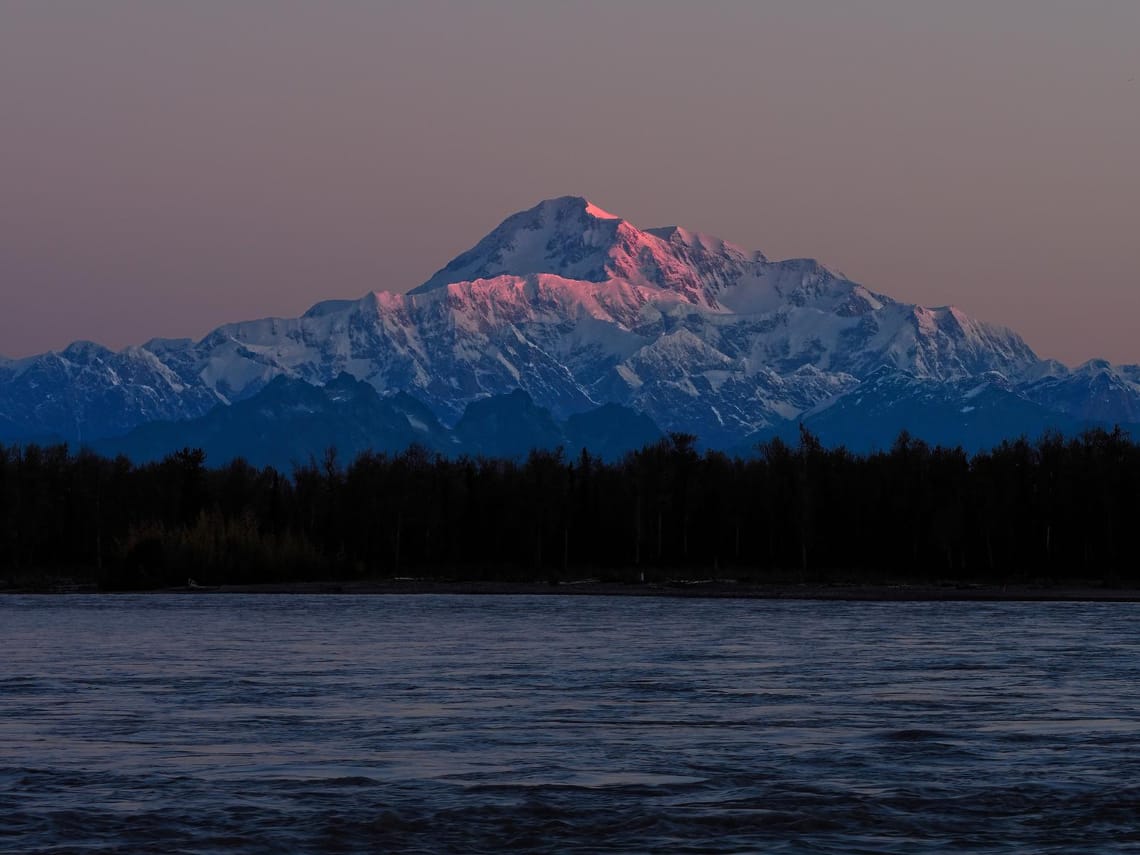 First Light on Denali