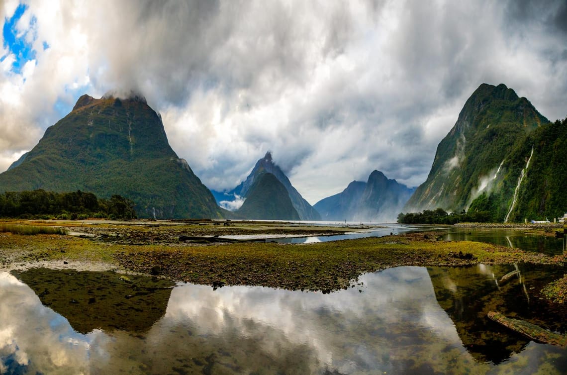 Panorama at Milford Sound