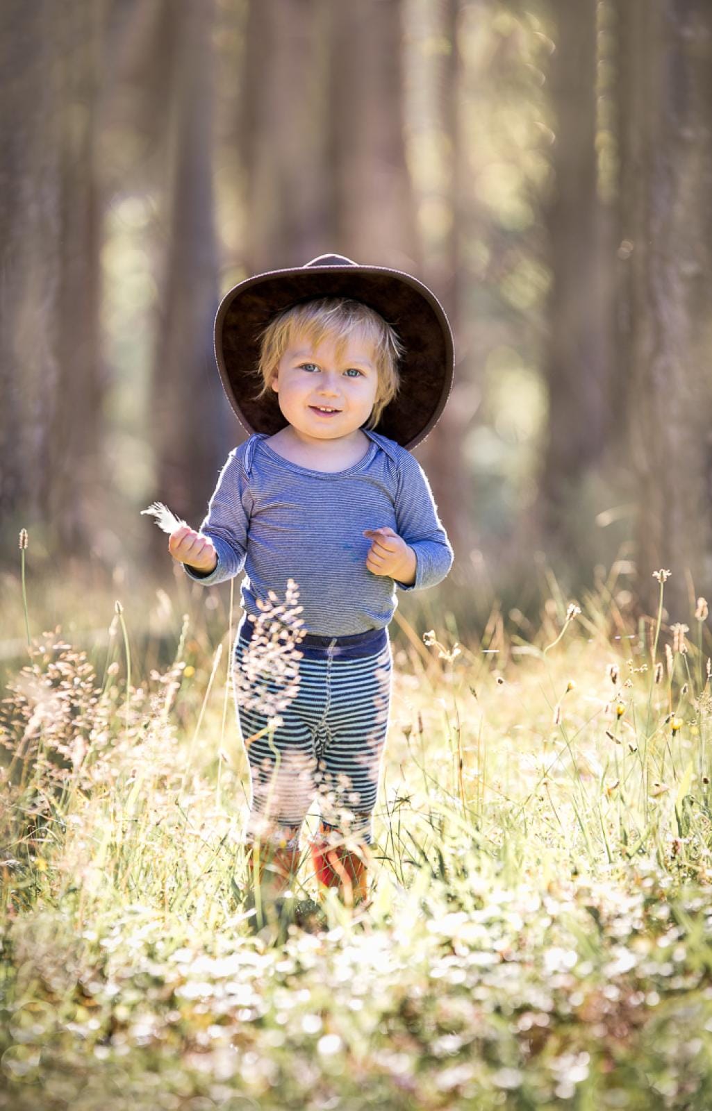 Cowboy in Forest