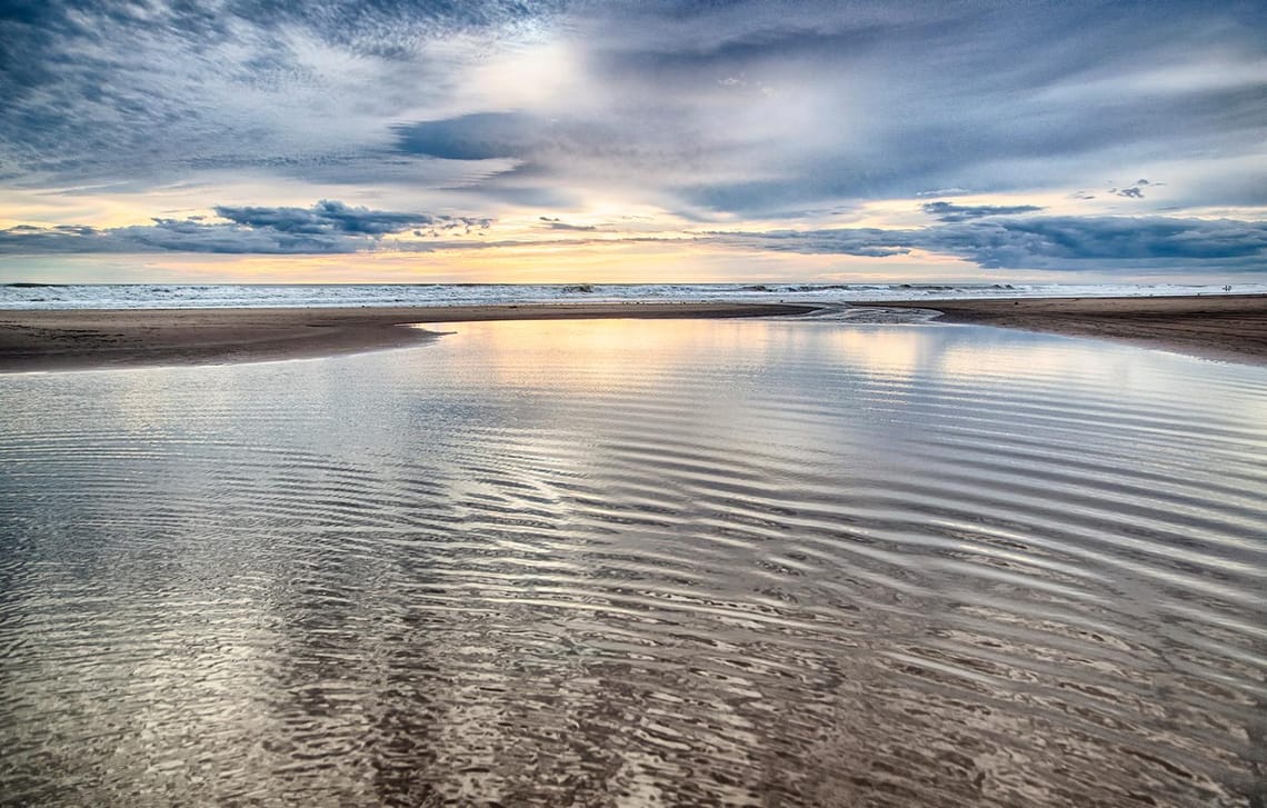 Beach ripples