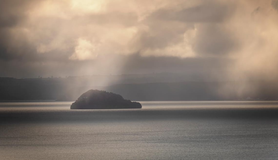 Motutaiko Island, Lake Taupo, NZ