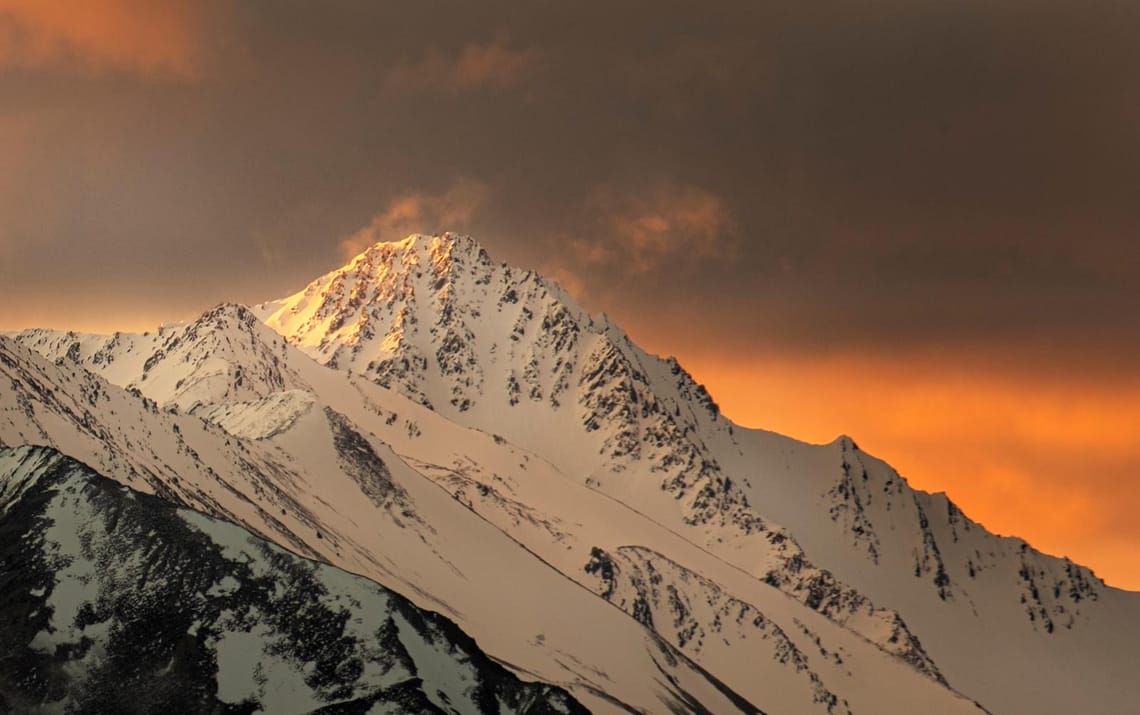 Ben Ohau Range Sunset, South Island, NZ