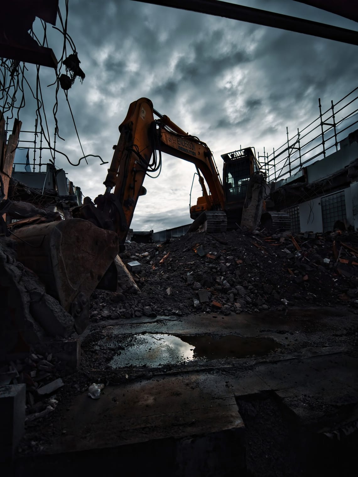 Inner City Demolition Site