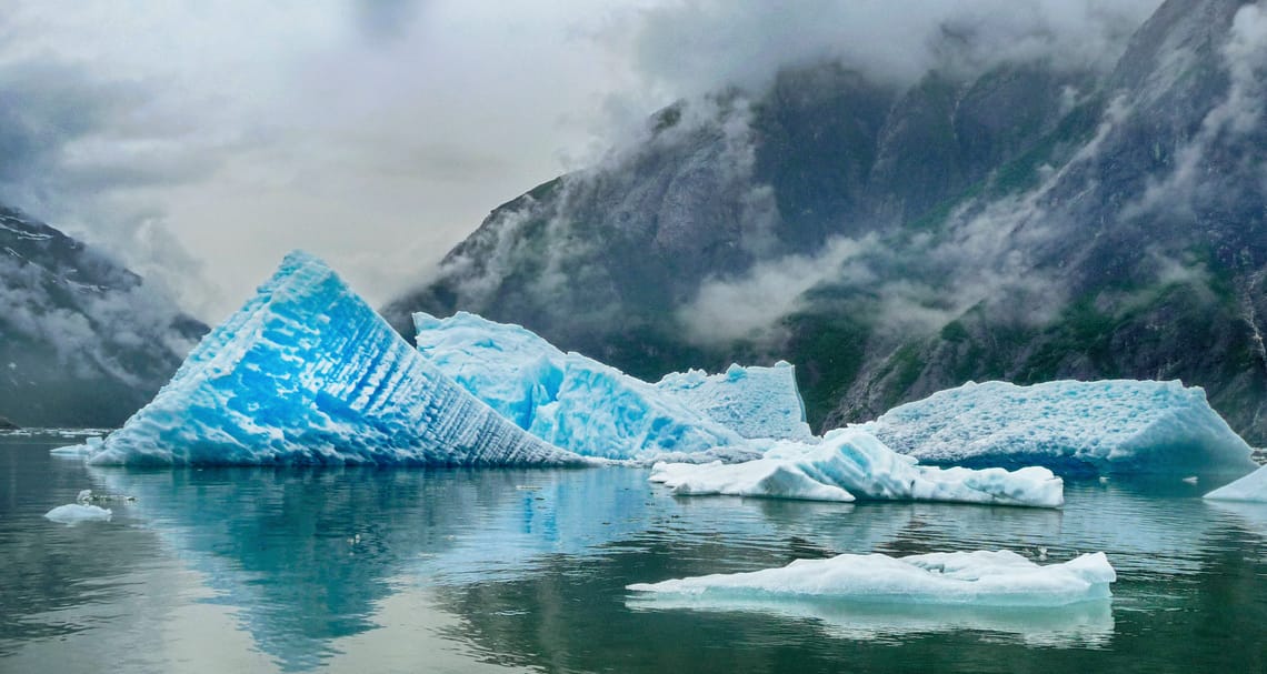 Blue Ice, Sawyer's Arm, Alaska