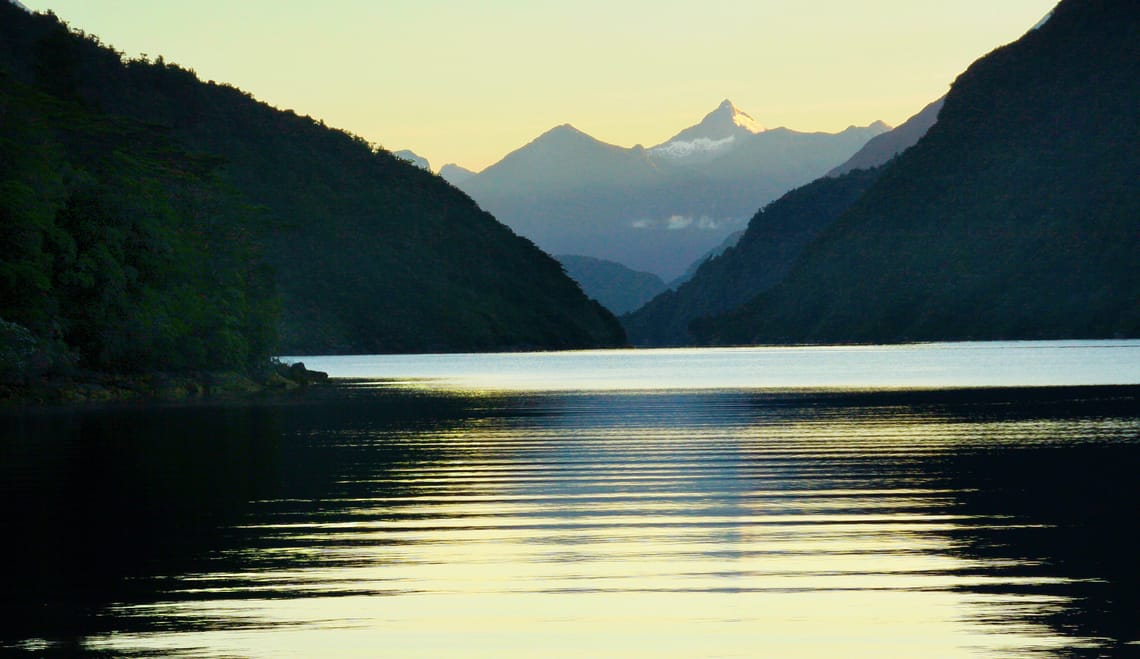 Dawn on Doubtful Sound