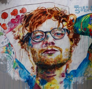 Ed Sheeran Dunedin Street Art