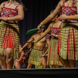 Polyfest Maori performers