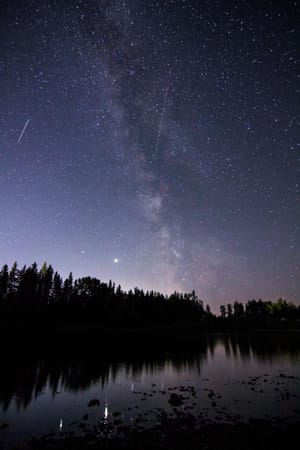 Milky Way Reflections on River