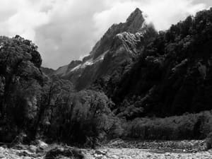 Mitre Peak as seen from the Cleddau River