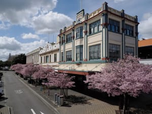 Palmerston North's Coleman Mall in Spring