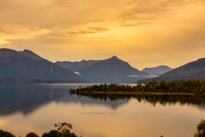 Lake Te Anau sunset