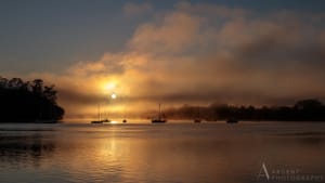 Sunrise over Catalina Bay