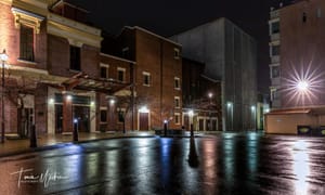 Civic Theatre at night