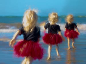 Girl in a Red Tutu