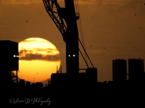 Sunset over the Docks