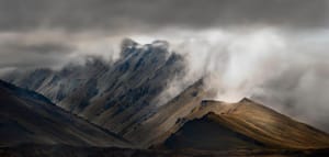 Breaking light in the McKenzie Country. NZ