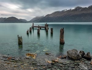 Old Glenorchy Wharf, Lake Wakatipu, NZ