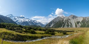 Towards Aoraki Mount Cook